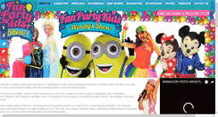 Desktop Screenshot of funpartykids.com